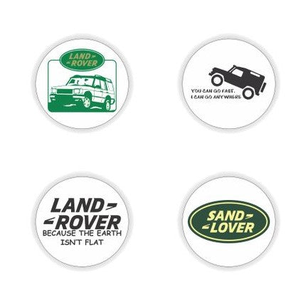 Landrover Fan Coasters - Set of 4