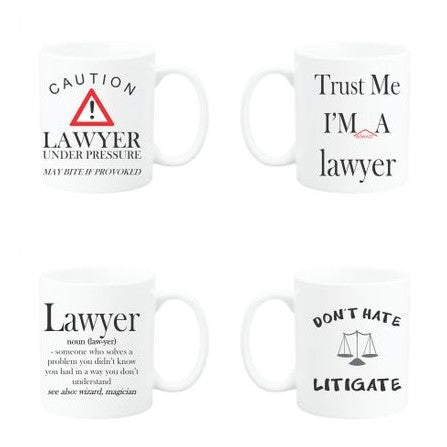 Lawyer Coffee Mug Set 3