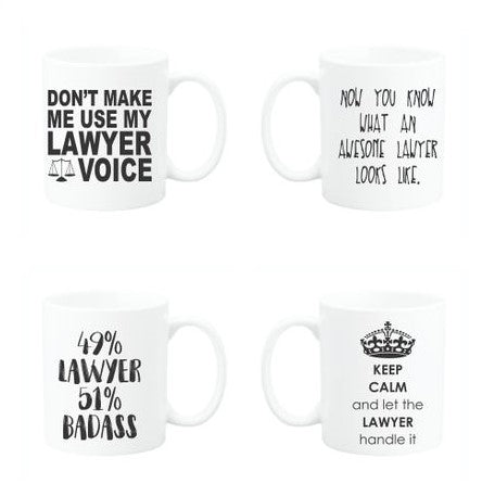 Lawyer Coffee Mug Set 2