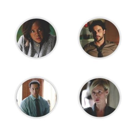 How To Get Away With Murder Series Coasters - Set of 4