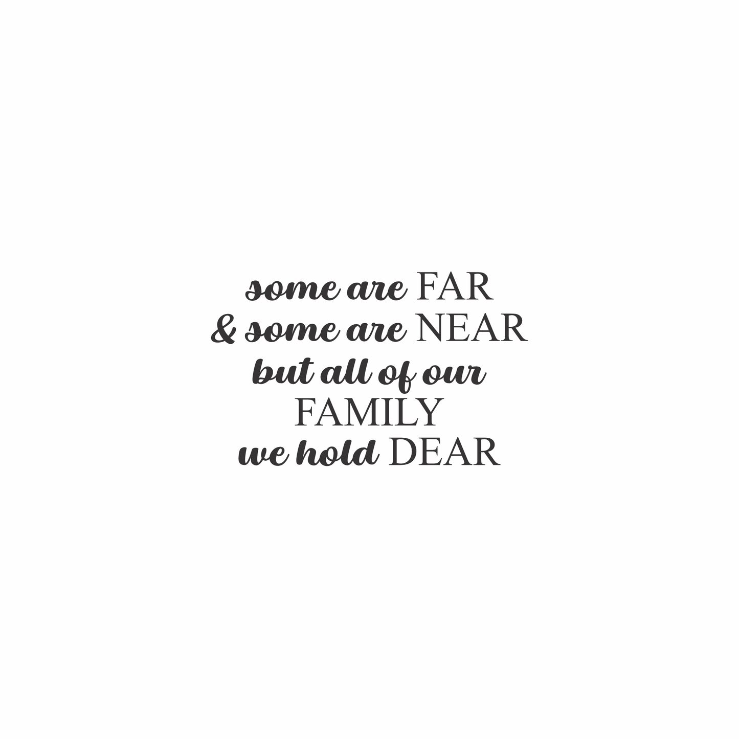 Some are far, Some are near | Wall Art
