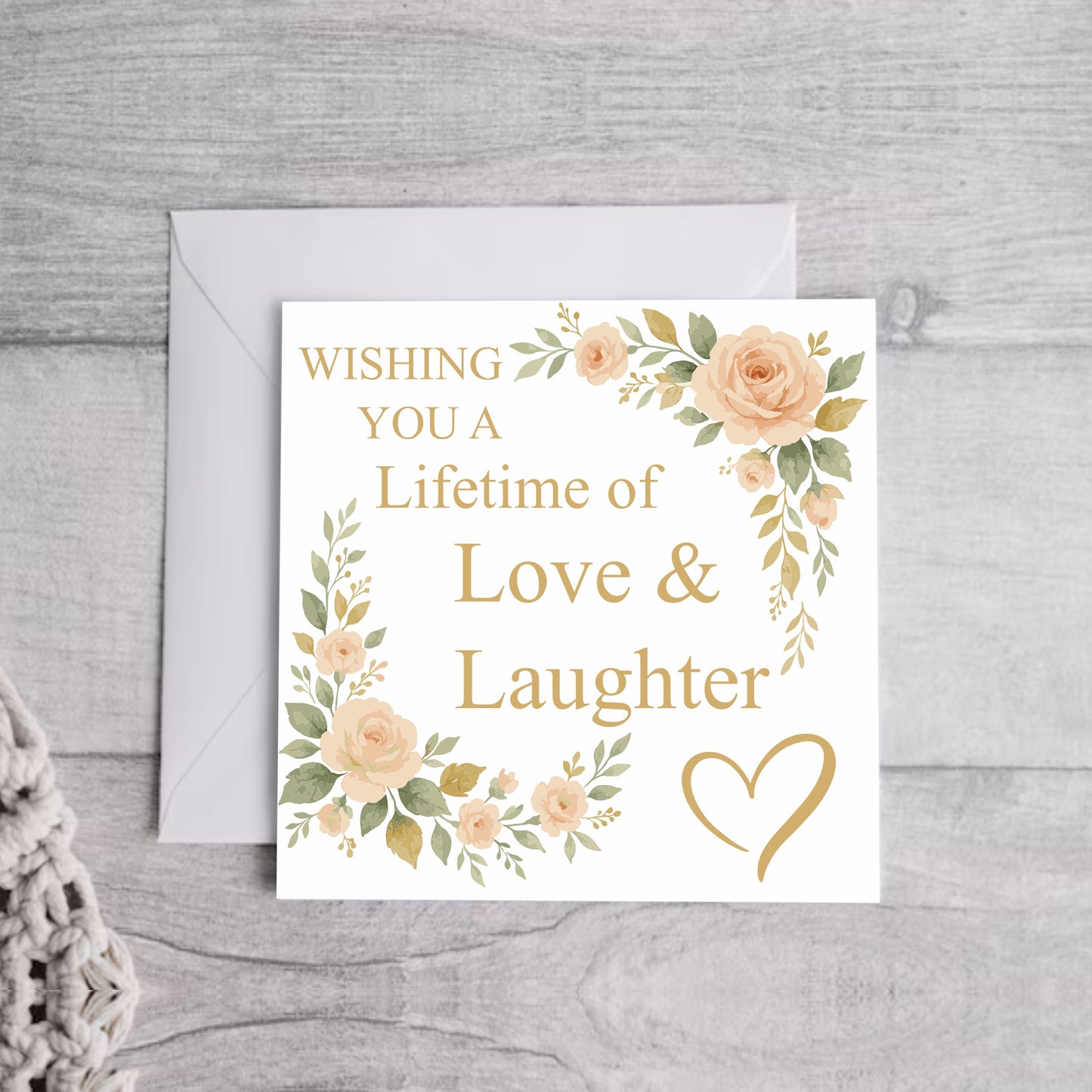 Wishing you a lifetime.. Greeting Card | Envelope Included