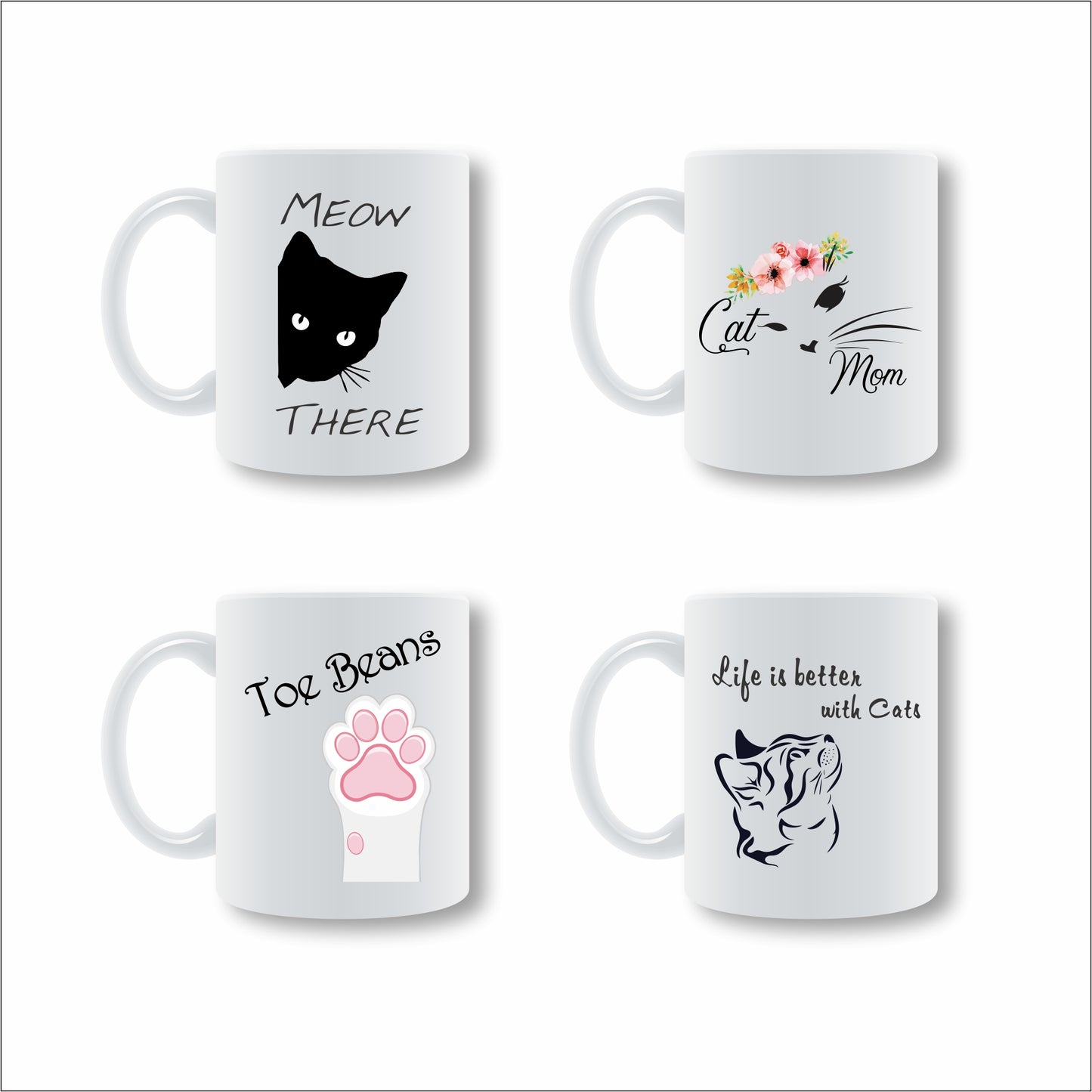 Cats Mug Set