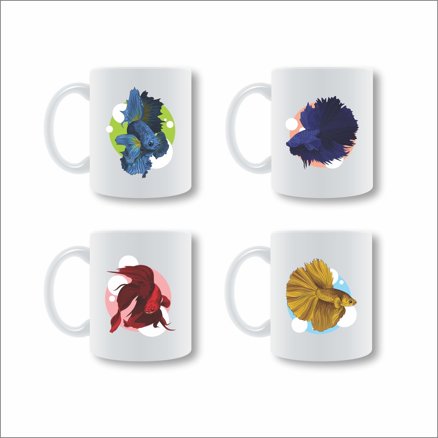 Chinese Fighter Mug Set