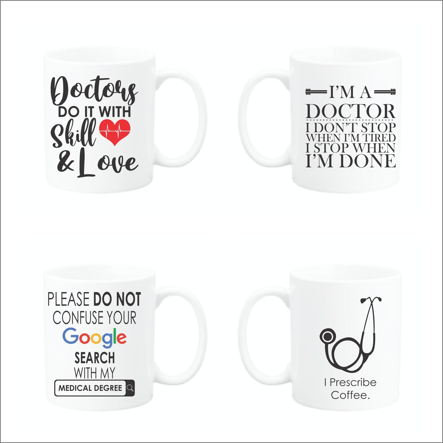Doctor Mug Set 1