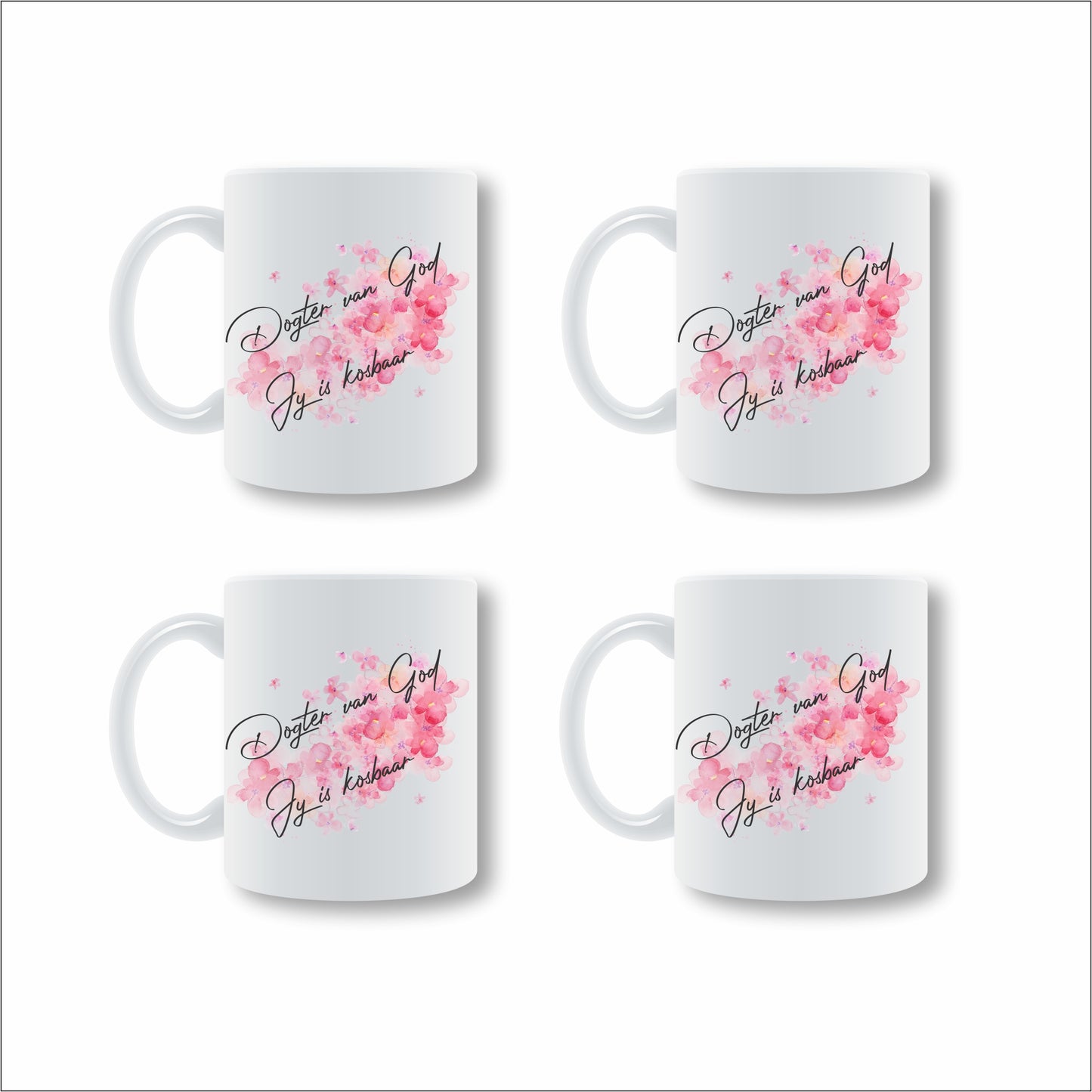 Dogter van God jy is kosbaar Mug Set