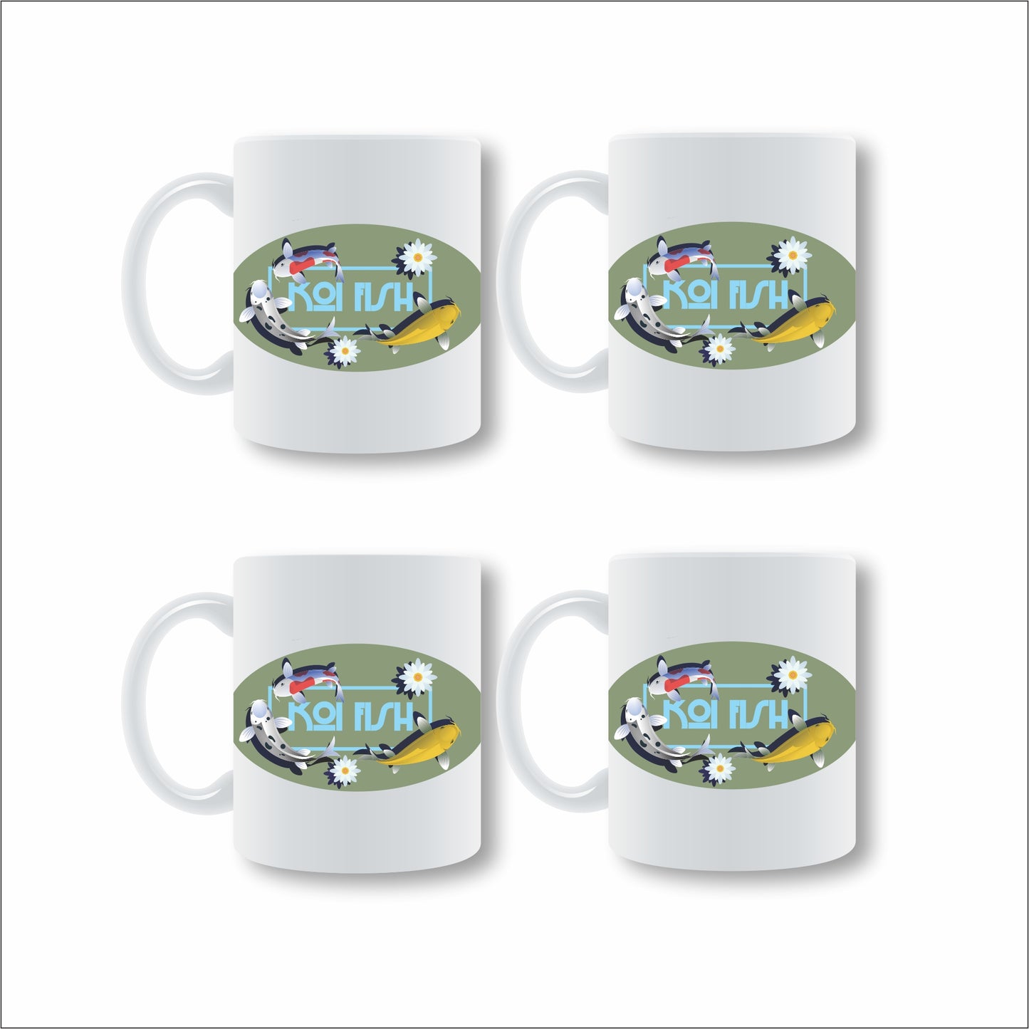 Koi Fish Mug Set