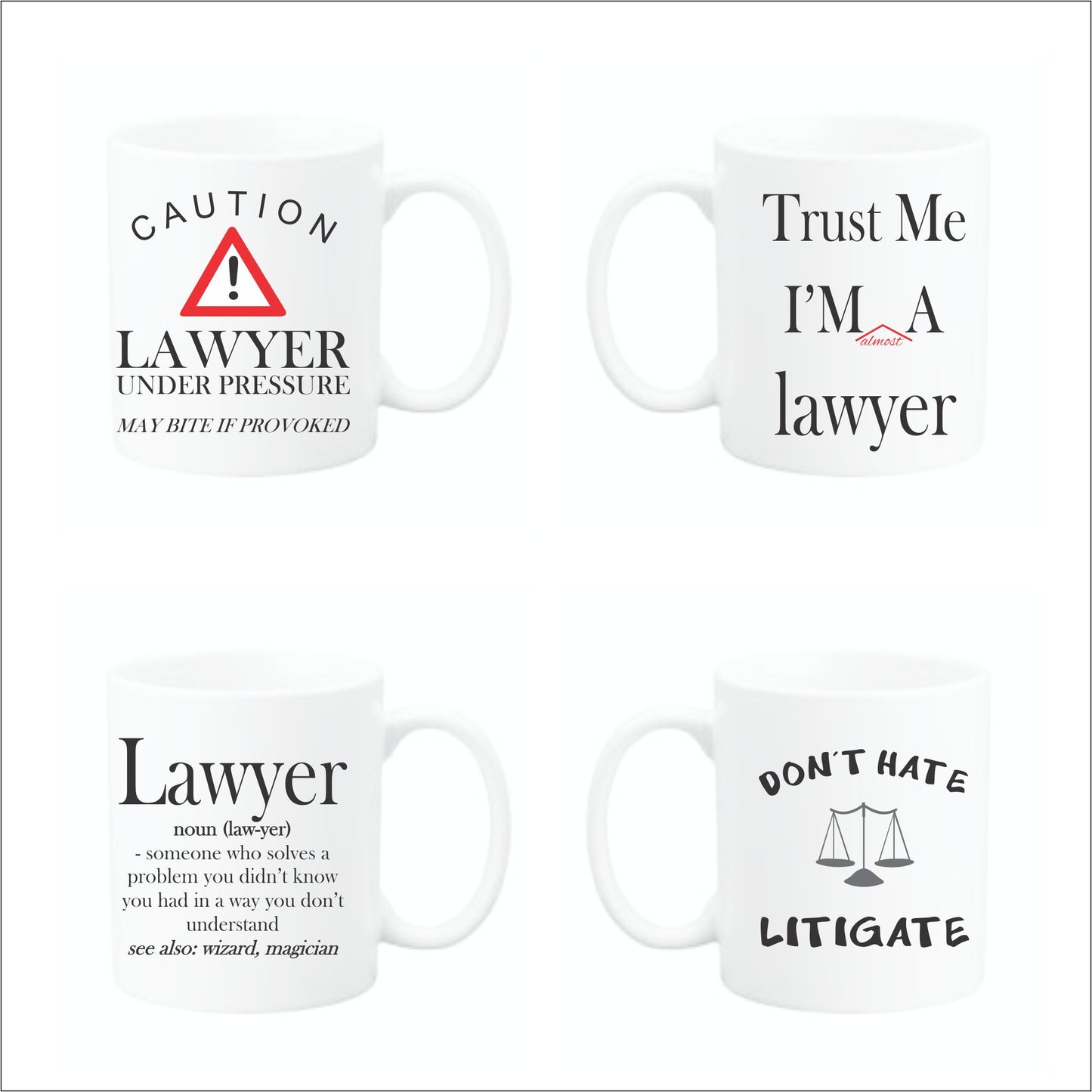 Lawyer Mug Set 3