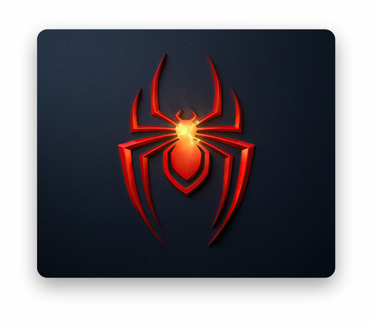 Marvel's Spiderman Miles Morales Badge Themed Mouse Pad