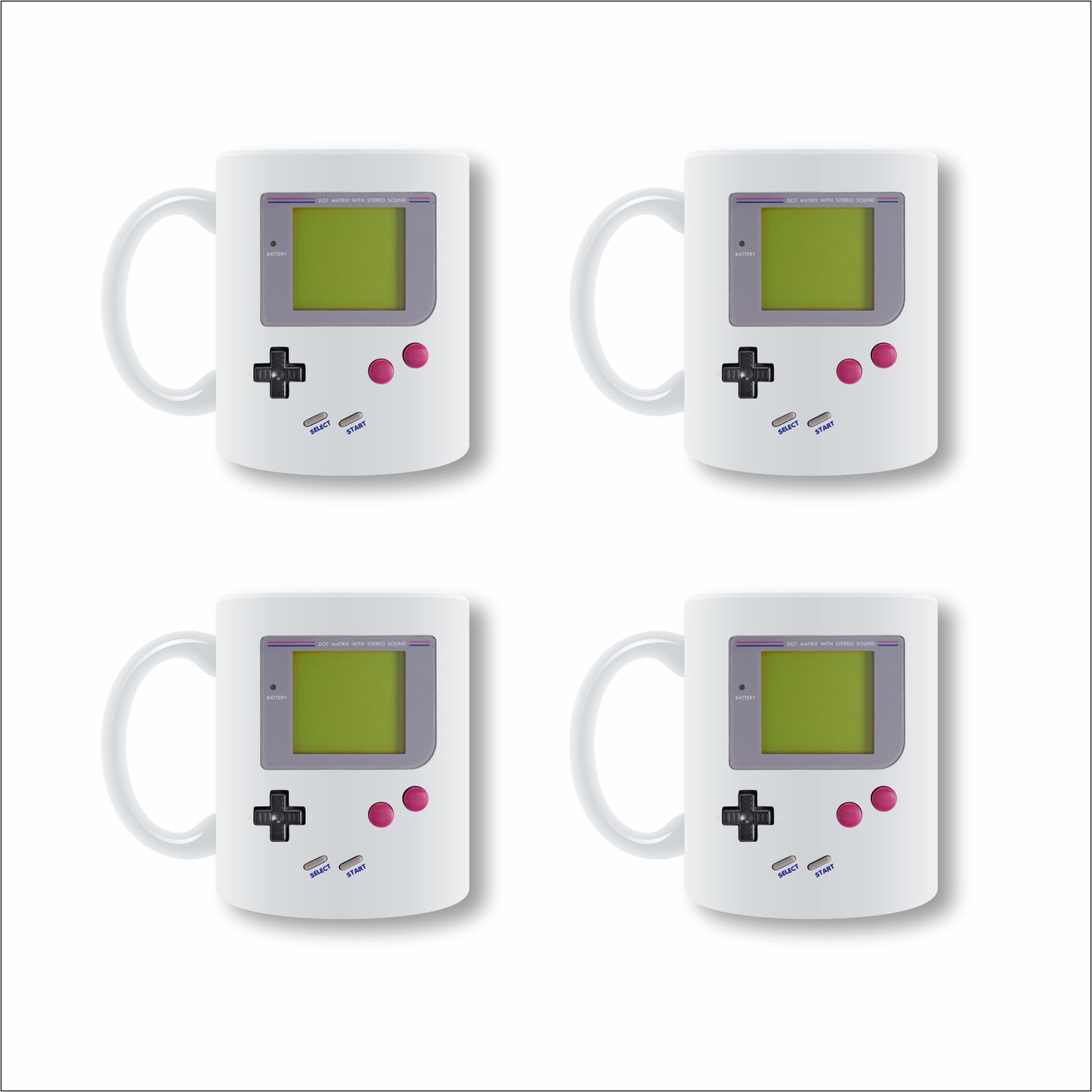 Nintendo Game Boy Mug Set