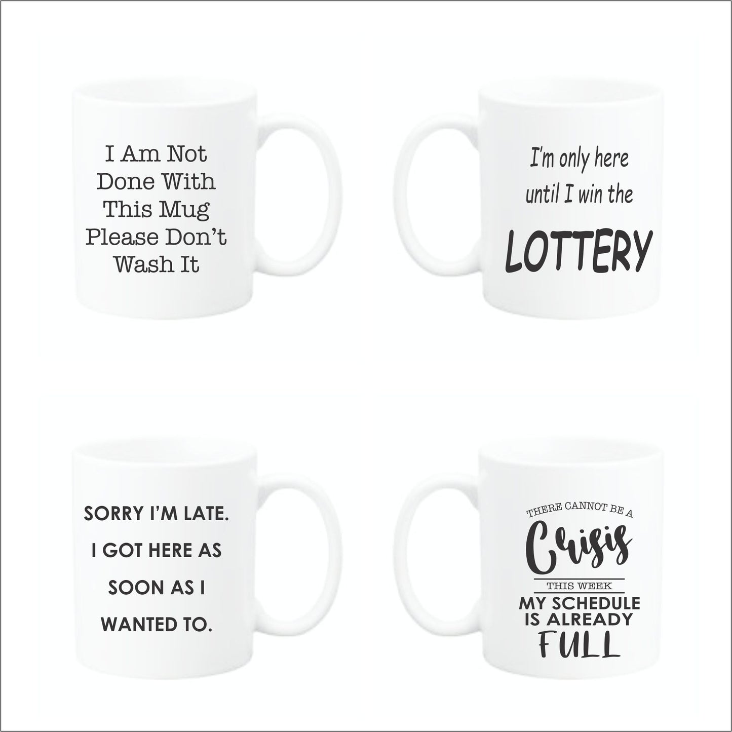 Office Mug Set