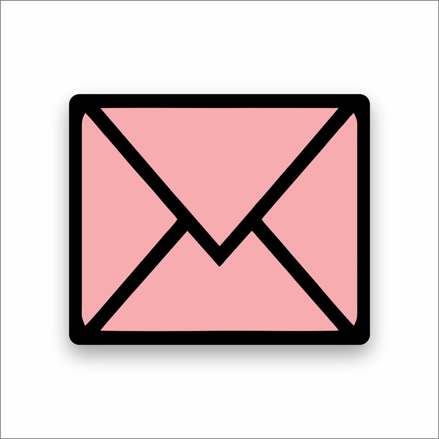 Pink Envolope Mouse Pad