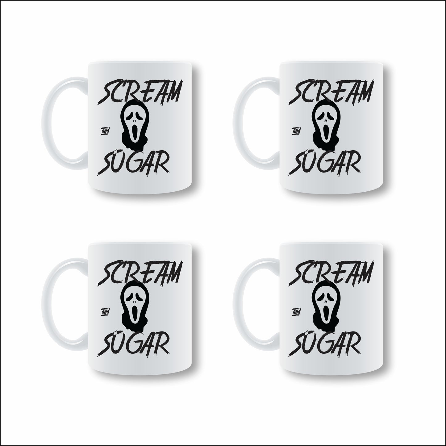 Scream and Sugar Mug Set