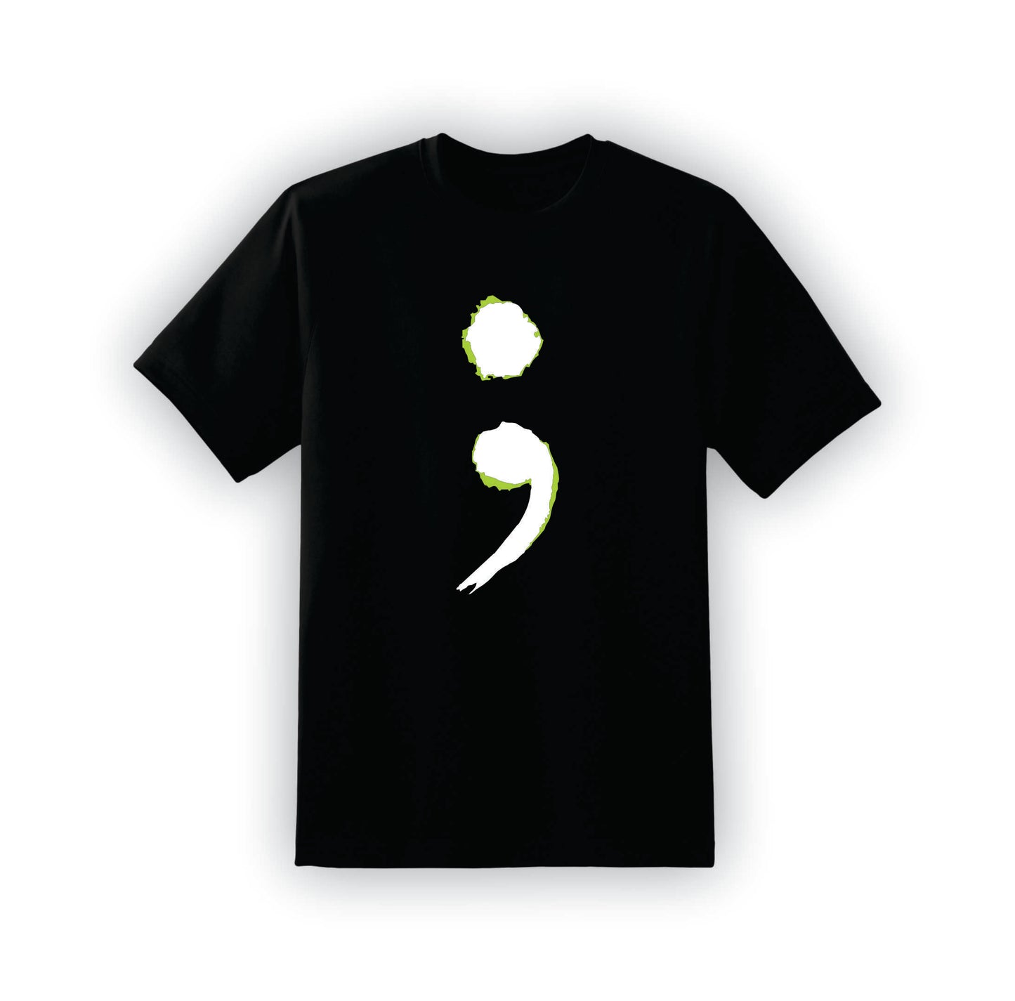 Scribbled Semicolon | T-Shirt | MHA