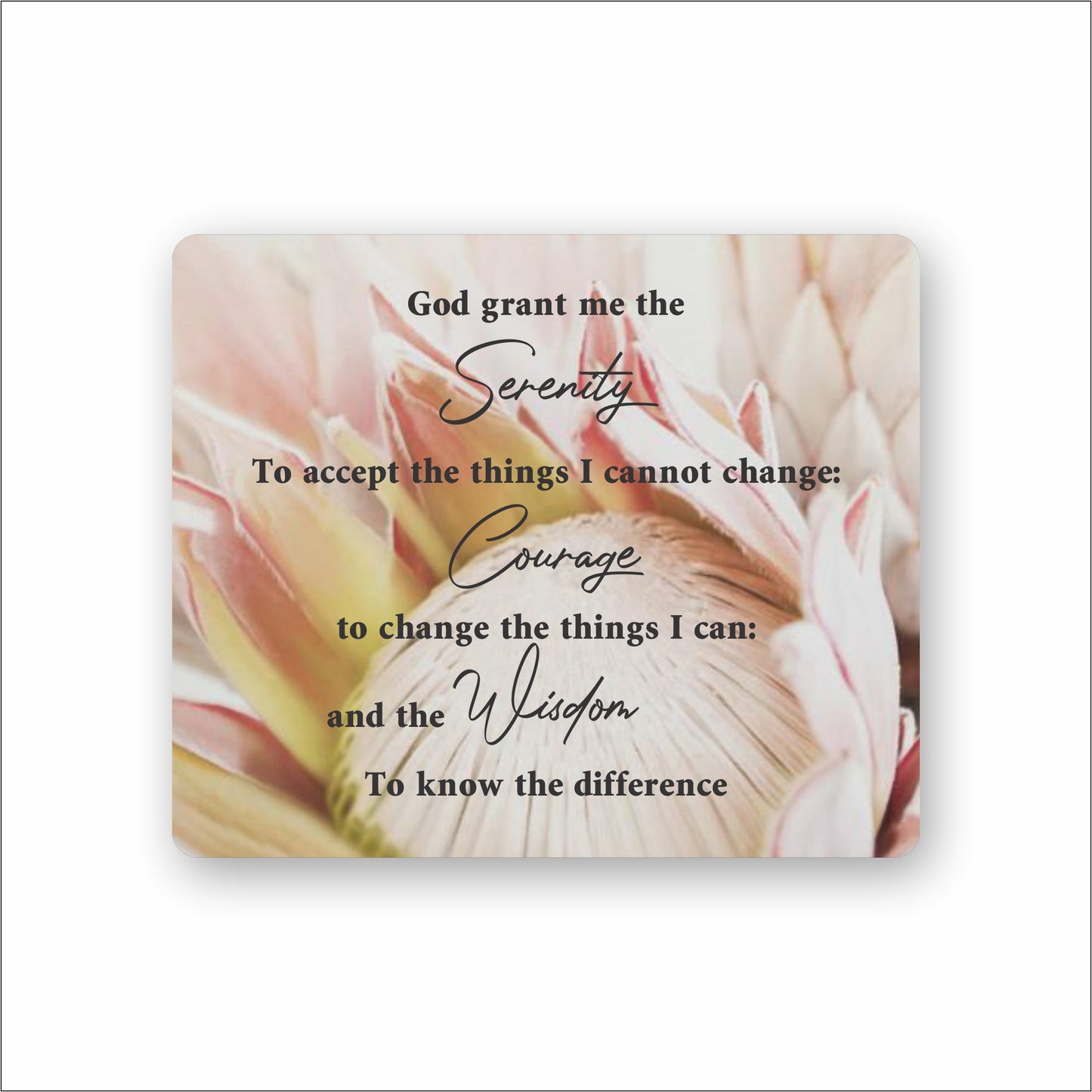 Serenity Prayer Mouse Pad