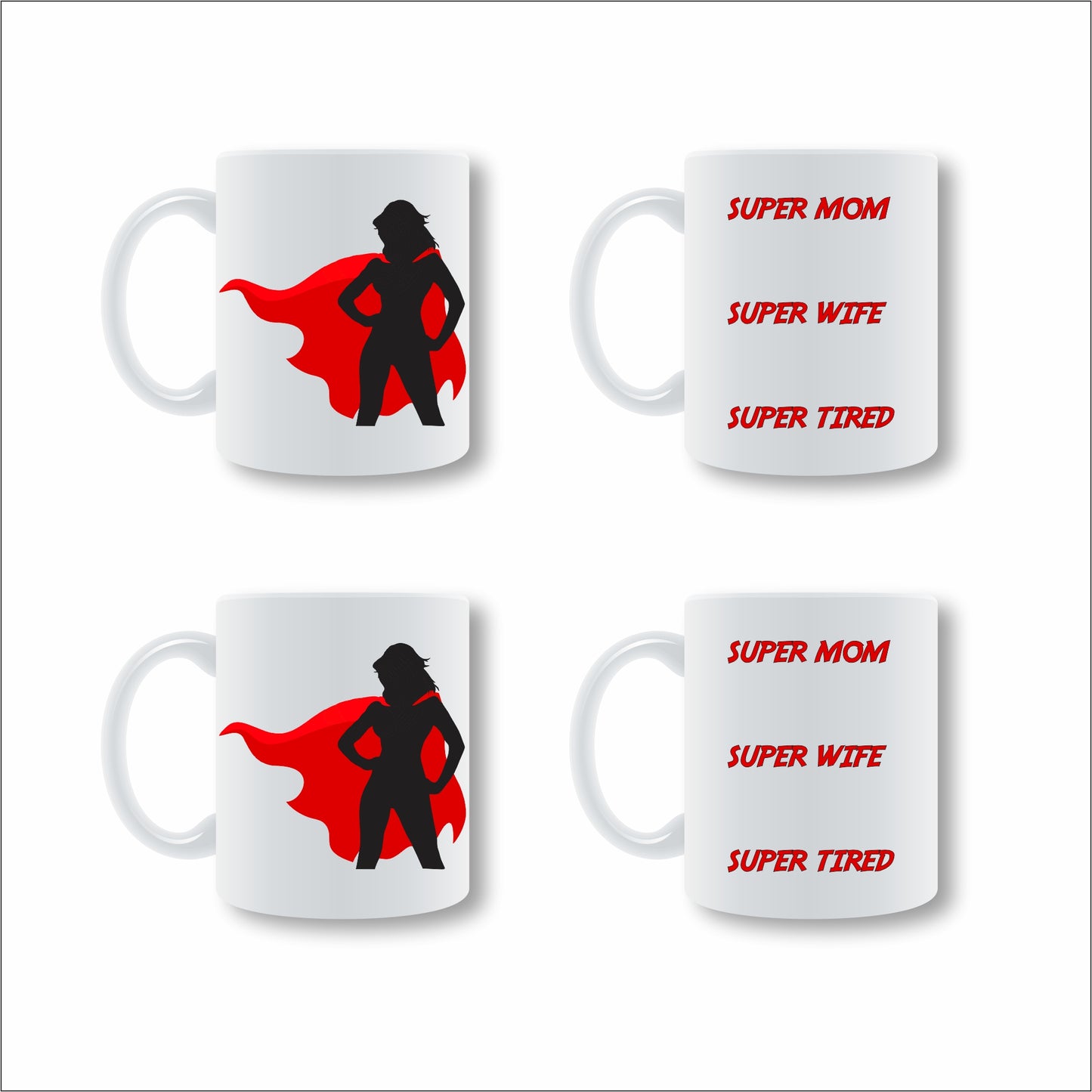 Super Woman Mug Set