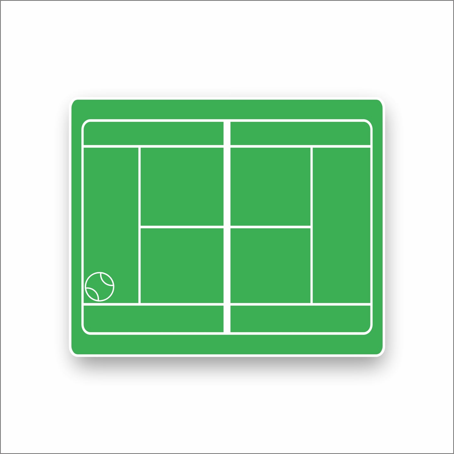 Tennis Court Mouse Pad