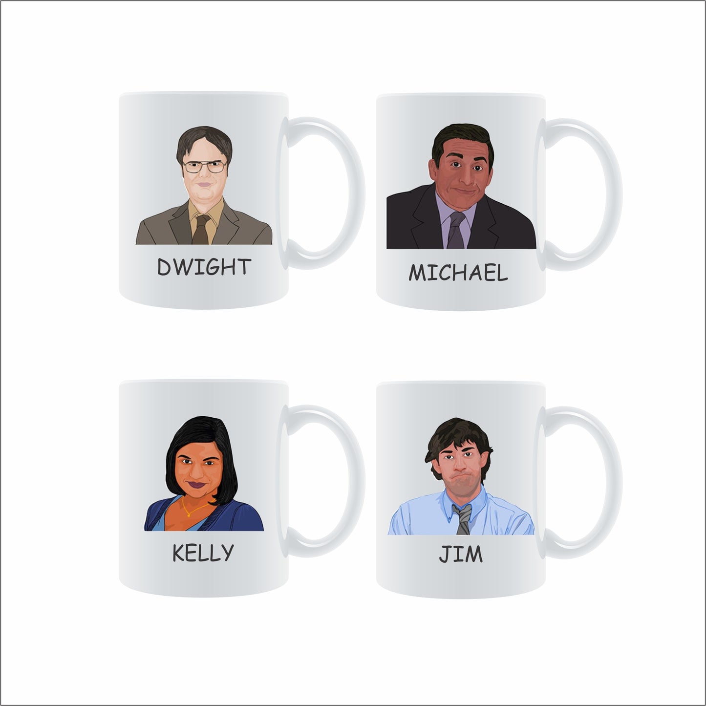 The Office Mug Set