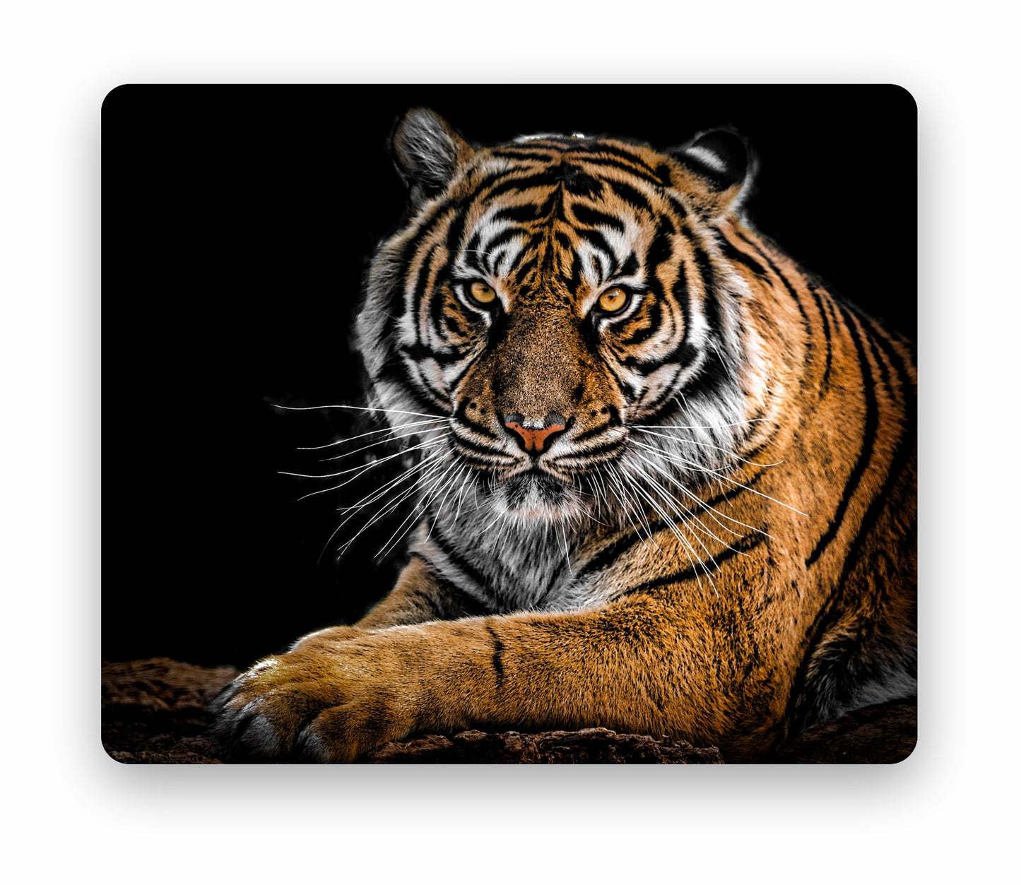 Tiger Themed Mouse Pad
