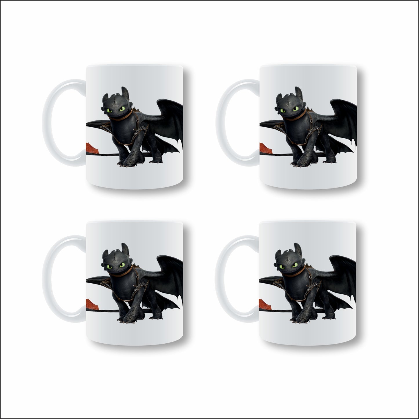 Toothless Mug Set