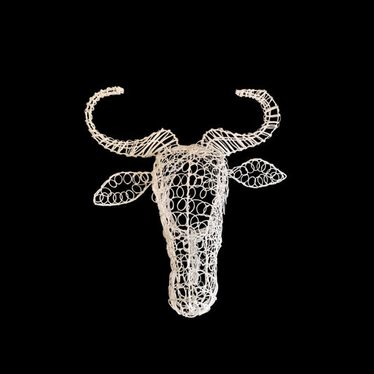Wildebeest Wire Sculpture | 35cm High | Handmade