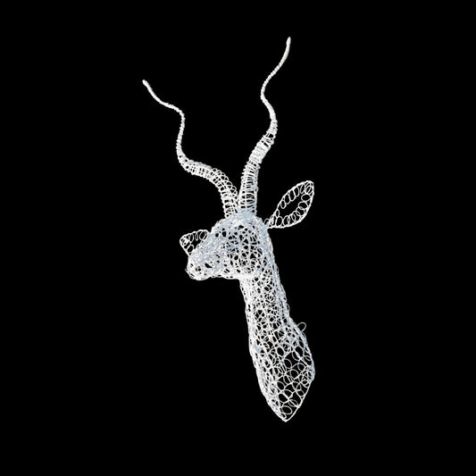 Kudu Wire Sculpture | 45cm High | Handmade
