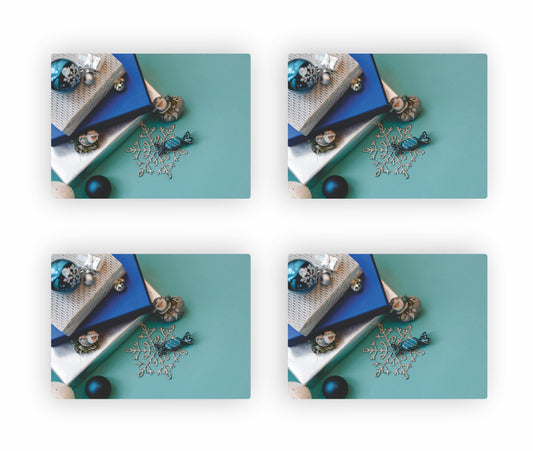 Blue Christmas Themed Placemats 3