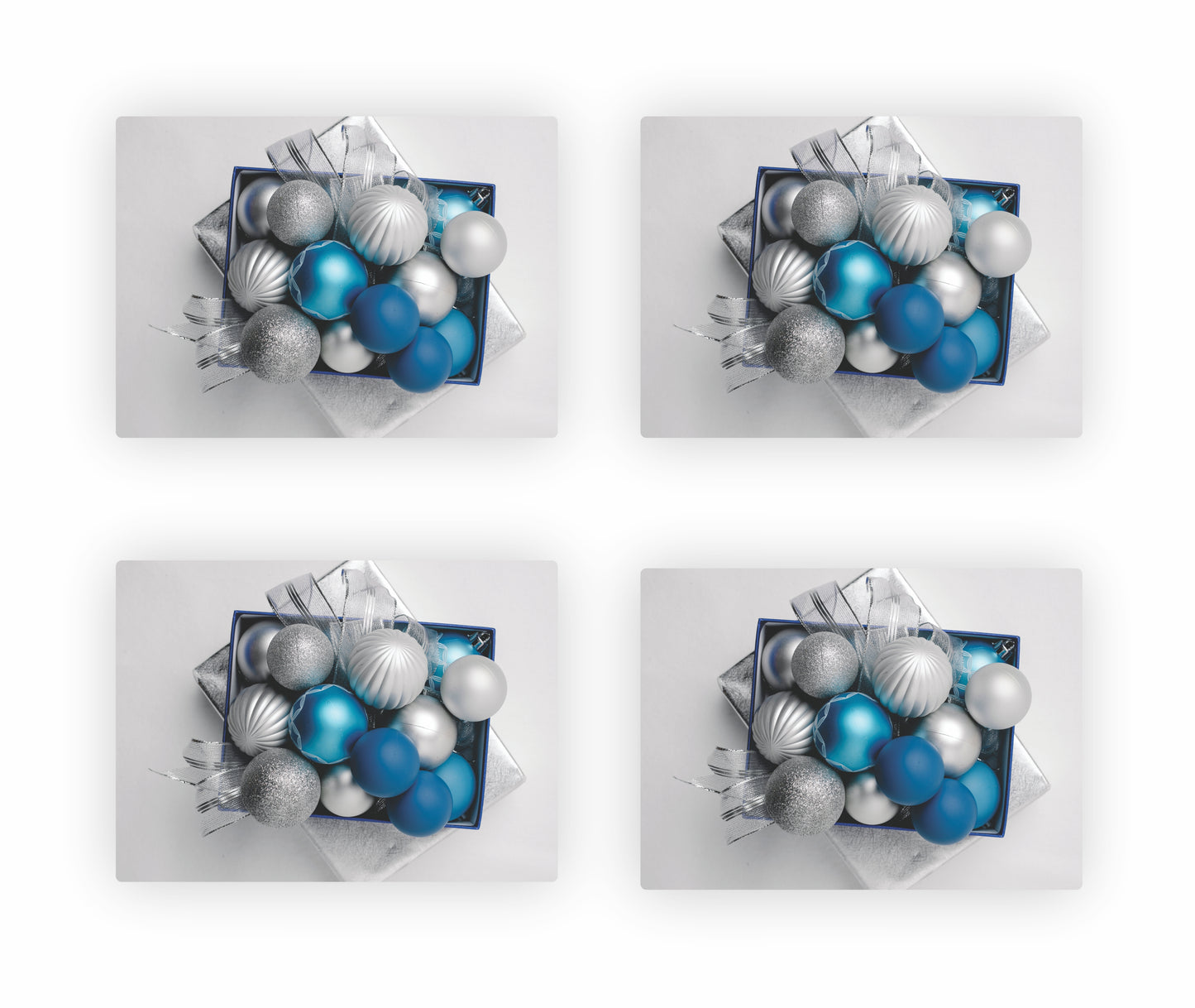 Blue Christmas Themed Placemats 5