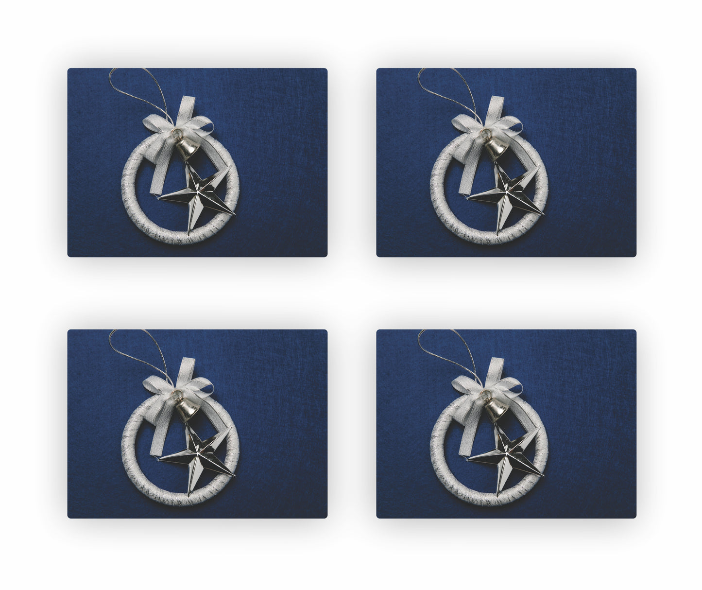 Blue Christmas Themed Placemats 7