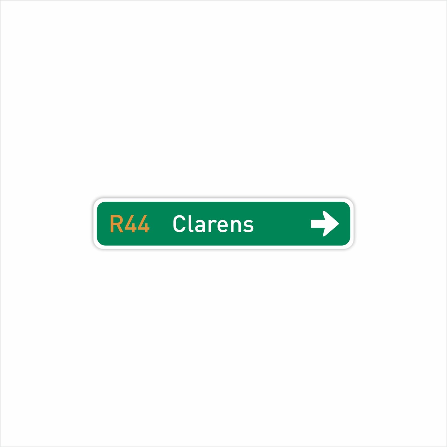 Clarens Direction Fridge Magnet