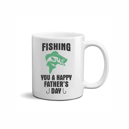Fishing you a Happy Fatherday Mug (Single)