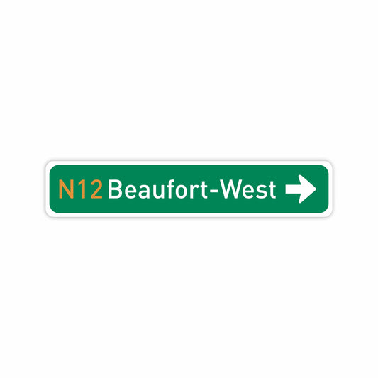 Beaufort-West|  Direction Fridge Magnet