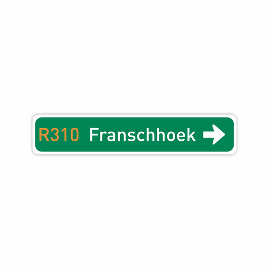Franschhoek | Direction Fridge Magnet
