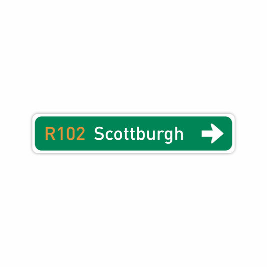 Scottburgh | Direction Fridge Magnet