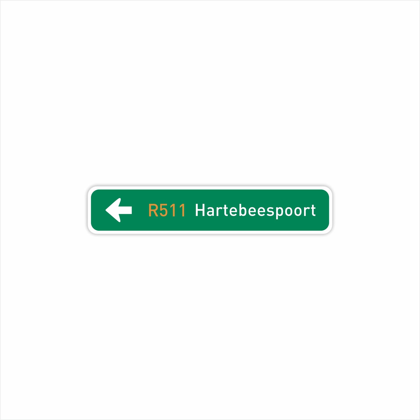 Hartebeespoort (Harties)  Direction Fridge Magnet
