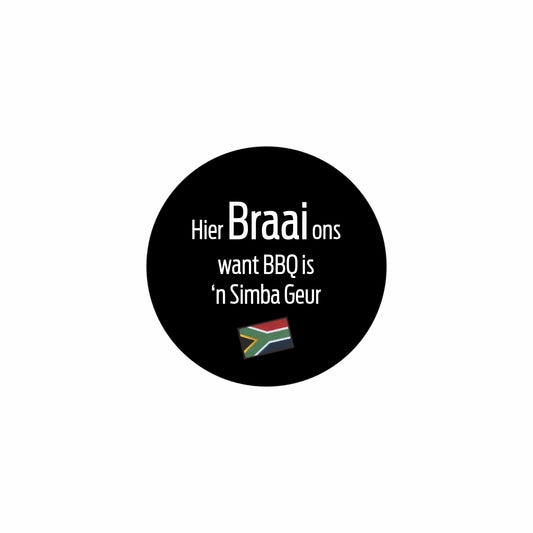 Hier Braai ons | Coaster Set (x4)