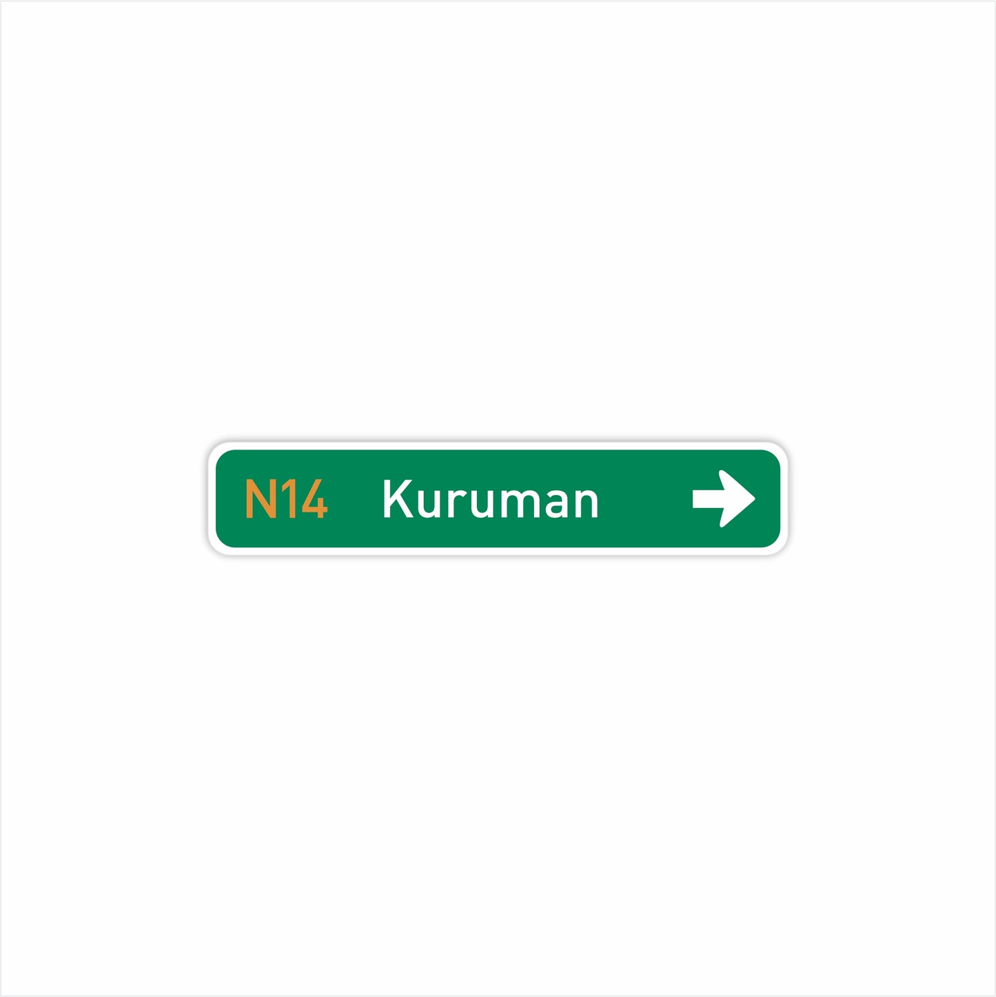 Kuruman Direction Fridge Magnet