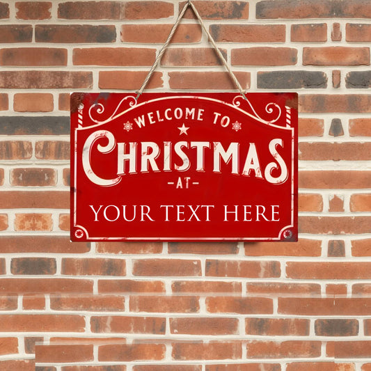 Christmas Magic Metal Sign | 400mm x 250mm