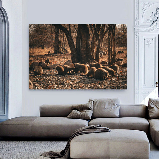 Mongoose Canvas | Stretched onto Wooden Frame