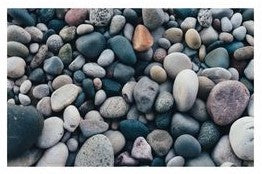 Fishtank or Enclosure Background | Reverse Print River Rocks