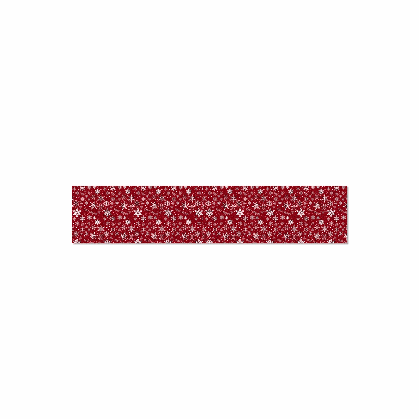Red Christmas PVC Table Runner | 2m x 400mm