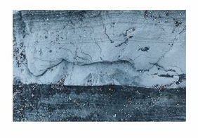 Fishtank or Enclosure Background | Reverse Print Blue Rock