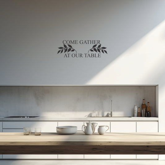 Come gather at our table Wall Art