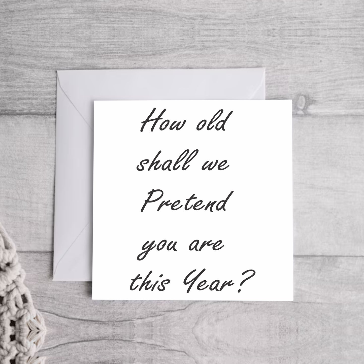 Shall we pretend... Greeting Card | Envelope Included