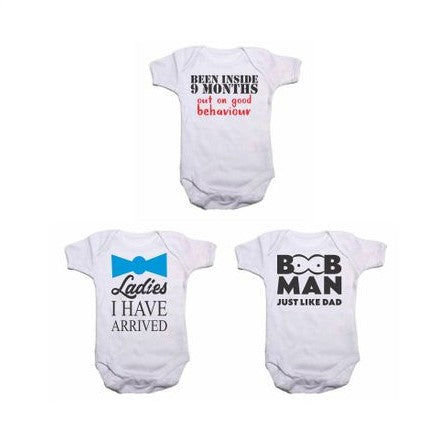 Long Sleeve Onesies - Set of 3 | Ladies i have arrived