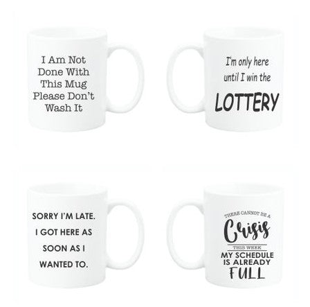 Office Mug Set (x4)