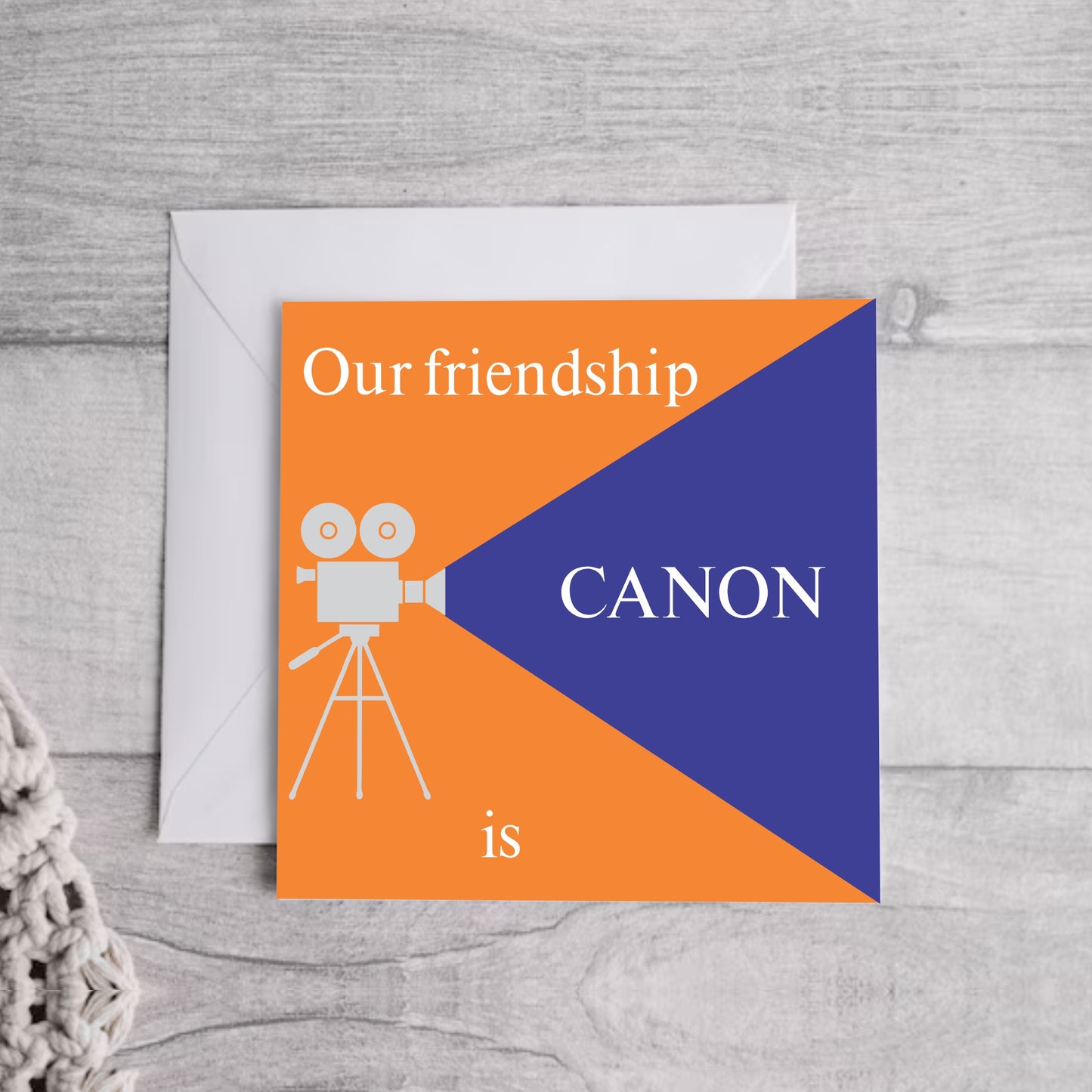 Our Friendship is Canon.. Greeting Card | Envelope Included
