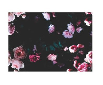 Flatlay Flower Themed