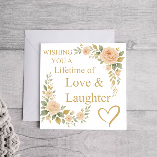 Wishing you a lifetime.. Greeting Card | Envelope Included