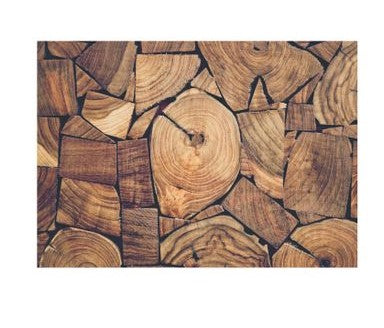 Flat Lay Wood Themed